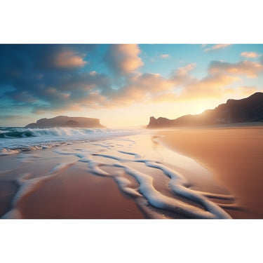 Canvas of a Beach Sunset